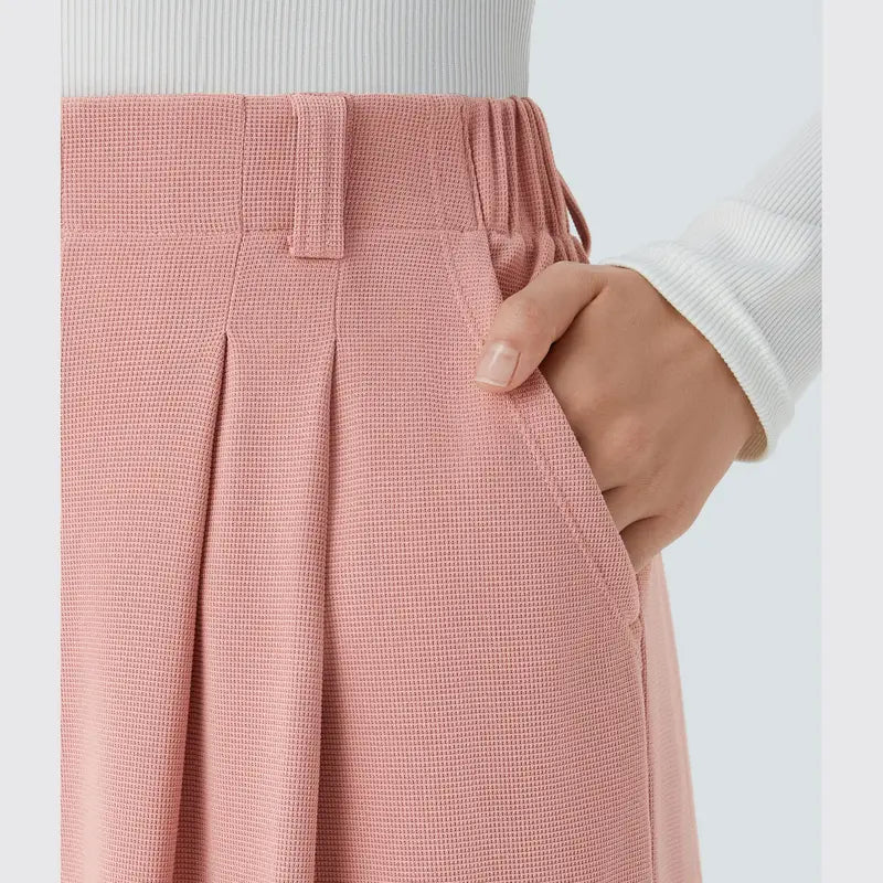 Halara™ Flex Basic Wide-Leg Trousers with Pockets
