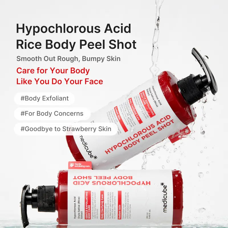 medicube™ Gentle Face & Body Rice Peel Shot (2-Pack)