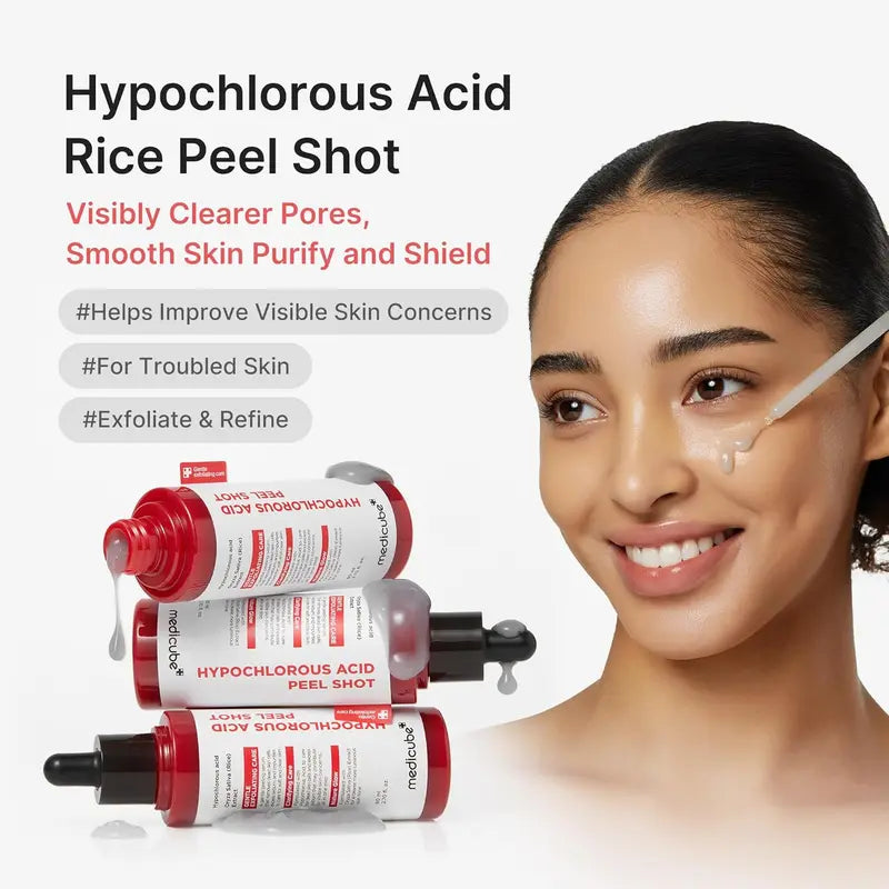 medicube™ Gentle Face & Body Rice Peel Shot (2-Pack)