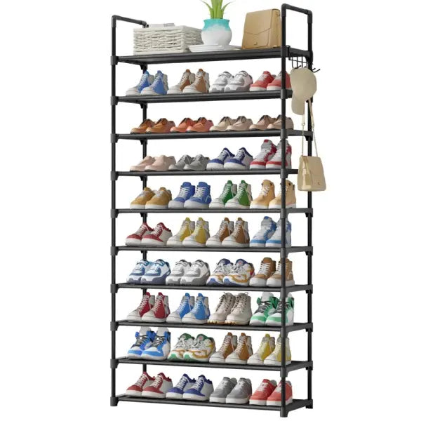 Kitsure™ Multi-Tier Shoe Rack with Side Handles