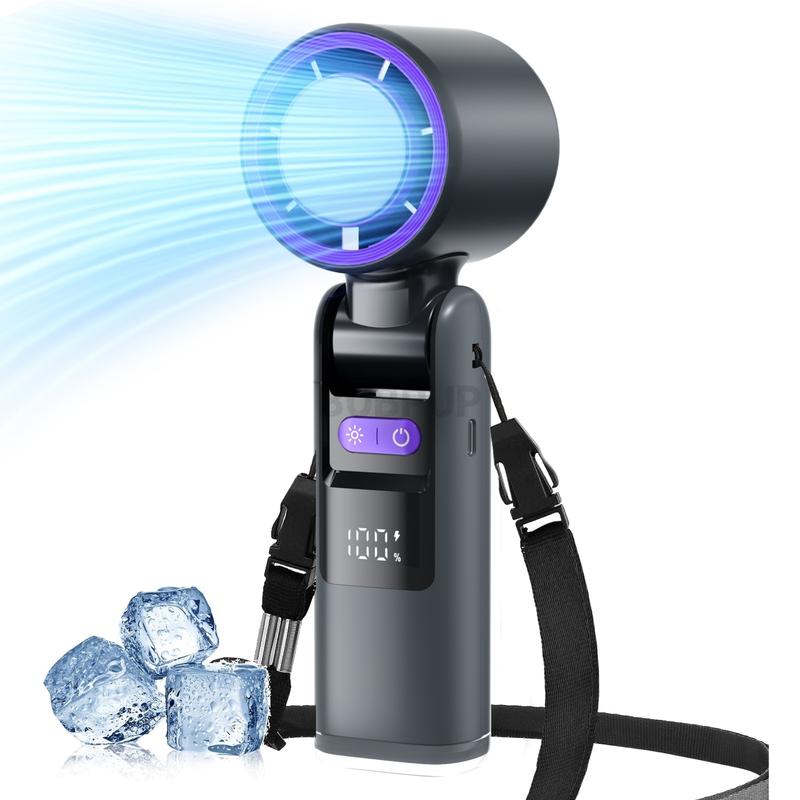 Ultra-Powerful Mini Turbo Fan (Pocket-Sized Commuter Cooling & 5 Speeds)