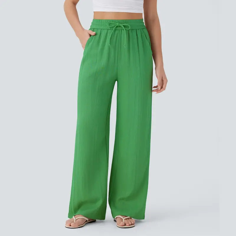 Halara™ Soft Touch Drawstring Wide-Leg Pants with Pockets