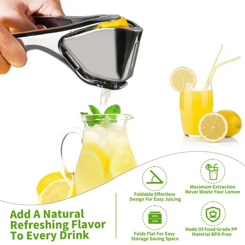 Heavy-Duty Stainless Steel Lemon & Citrus Juicer