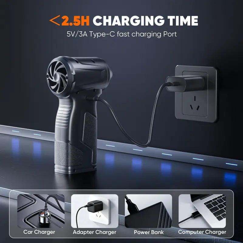 SHEKAR™ Cordless Electric Air Duster (Brushless Motor)