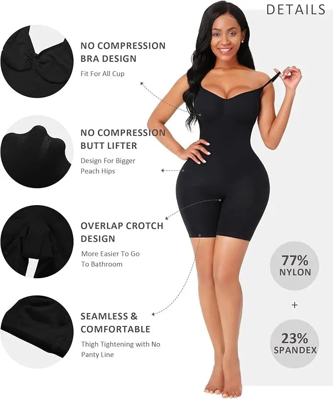 FeelinGirl™ Smooth & Lift Spaghetti Strap Bodysuit