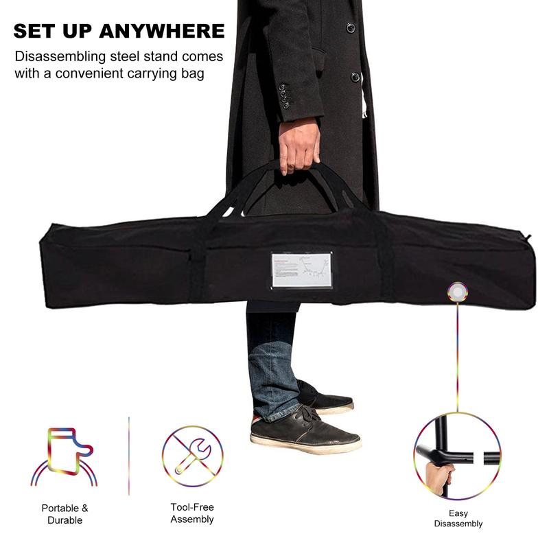 Freestanding Luxury Garden Hammock (Anti-Roll Balance System & Carry Bag)