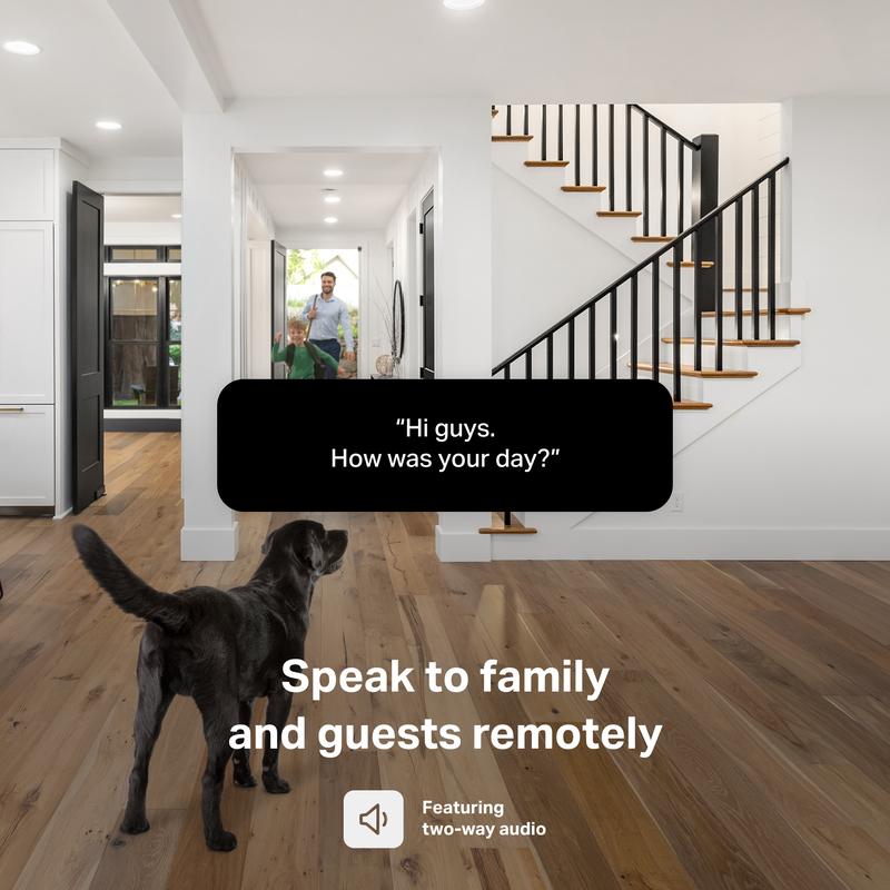 myQ Smart Indoor Security Camera | HD Night Vision with Motion Alerts & Two-Way Audio – View from Your Phone, Anywhere, Anytime