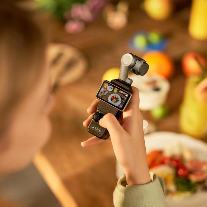 Xtra Muse Vlogging Camera | 4K/120fps with 3-Axis Gimbal Stabilizer – Fast Focus, Face Tracking & Portable for Travel