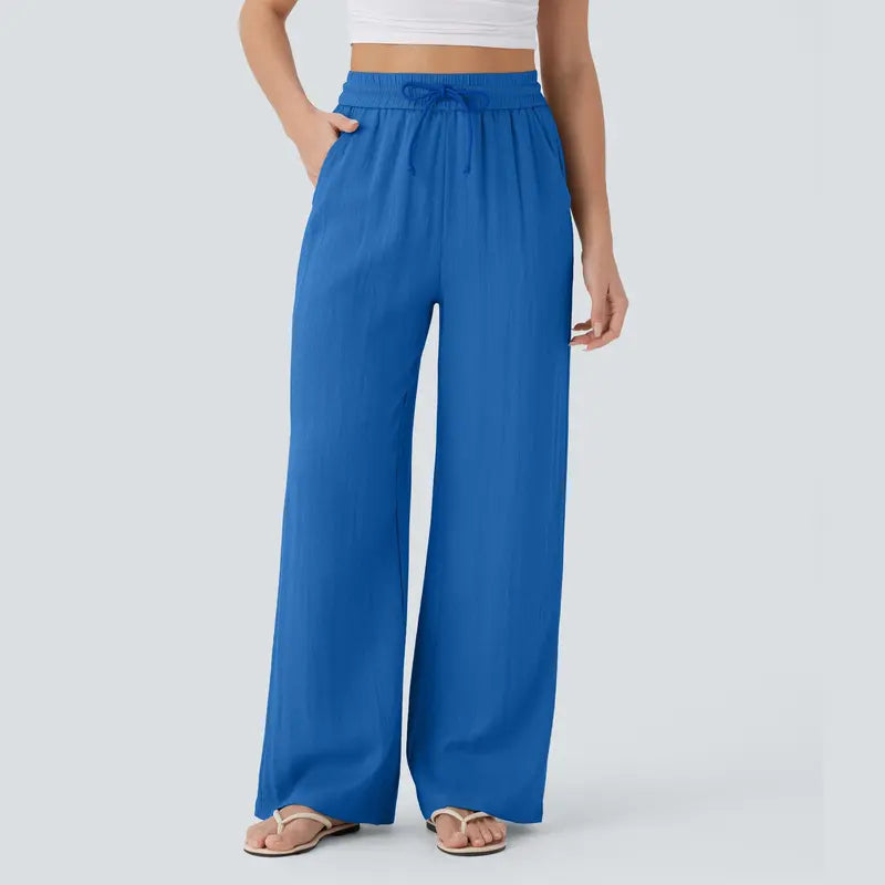 Halara™ Soft Touch Drawstring Wide-Leg Pants with Pockets