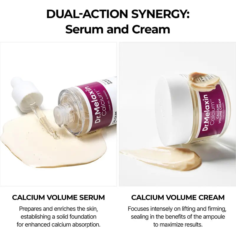 Dr.Melaxin Calcium Collagen Peptide Cream & Serum Duo