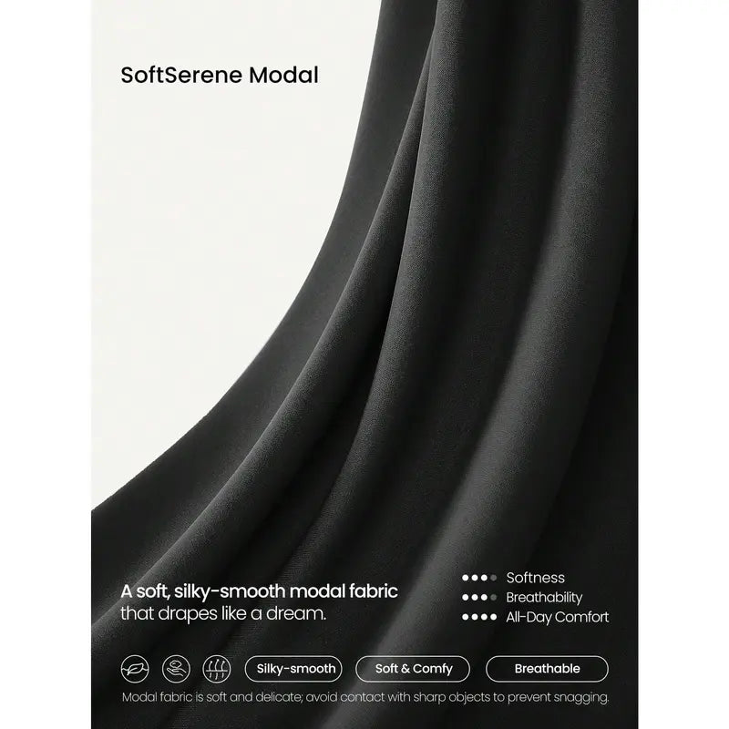 GLOWMODE™ One-Shoulder Silky Smooth Sweatshirt with Drawstring