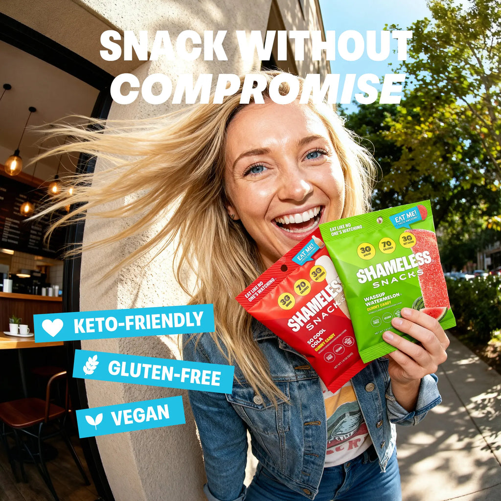 Shameless Snacks 12-Flavor Fruit Gummies Bundle | Low Sugar, Keto-Friendly & Gluten-Free – Healthy Snack Variety Pack with Classic & New Flavours